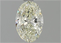 Diamante Natural 0.81 quilates, Ovalado , Color M, claridad VVS2 y certificado GIA