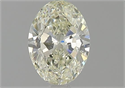 Natural Diamond 0.80 Carats, Oval with  Cut, L Color, SI1 Clarity and Certified by GIA