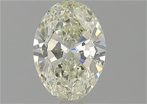 Picture of Natural Diamond 0.80 Carats, Oval with  Cut, L Color, SI1 Clarity and Certified by GIA