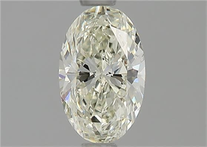 Picture of Natural Diamond 0.80 Carats, Oval with  Cut, L Color, SI1 Clarity and Certified by GIA