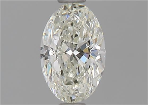Foto Diamante Natural 0.70 quilates, Ovalado , Color J, claridad SI1 y certificado GIA de