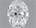 Diamante Natural 0.58 quilates, Ovalado , Color E, claridad VS1 y certificado GIA