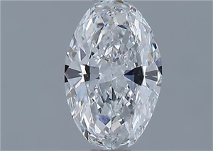 Foto Diamante Natural 0.50 quilates, Ovalado , Color E, claridad IF y certificado GIA de