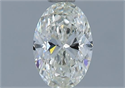 Diamante Natural 0.54 quilates, Ovalado , Color J, claridad VVS2 y certificado GIA