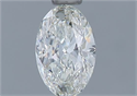 Natural Diamond 0.51 Carats, Oval with  Cut, J Color, VVS1 Clarity and Certified by GIA