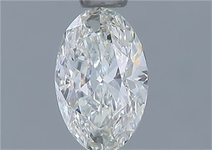 Picture of Natural Diamond 0.51 Carats, Oval with  Cut, J Color, VVS1 Clarity and Certified by GIA