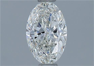 Picture of Natural Diamond 0.52 Carats, Oval with  Cut, I Color, VVS1 Clarity and Certified by GIA