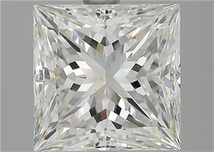 Foto Diamante Natural 3.07 quilates, Princesa , Color H, claridad VS2 y certificado GIA de