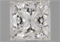 Natural Diamond 1.71 Carats, Princess with  Cut, H Color, VS1 Clarity and Certified by GIA