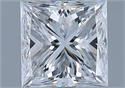 Natural Diamond 2.02 Carats, Princess with  Cut, E Color, VS2 Clarity and Certified by GIA