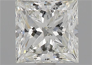 Foto Diamante Natural 1.55 quilates, Princesa , Color H, claridad VVS2 y certificado GIA de