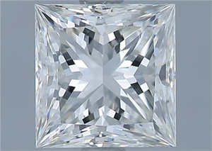 Picture of Natural Diamond 1.53 Carats, Princess with  Cut, I Color, VS2 Clarity and Certified by GIA
