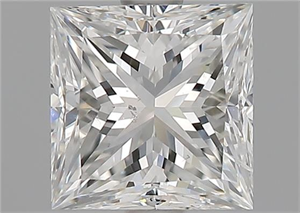 Picture of Natural Diamond 1.51 Carats, Princess with  Cut, G Color, SI1 Clarity and Certified by GIA