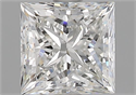 Natural Diamond 1.51 Carats, Princess with  Cut, G Color, VS1 Clarity and Certified by GIA