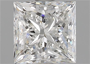 Picture of Natural Diamond 1.51 Carats, Princess with  Cut, G Color, VS1 Clarity and Certified by GIA