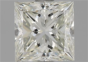Foto Diamante Natural 1.53 quilates, Princesa , Color K, claridad VS1 y certificado GIA de