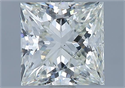 Diamante Natural 1.55 quilates, Princesa , Color K, claridad VS2 y certificado GIA