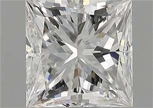 Picture of Natural Diamond 1.52 Carats, Princess with  Cut, F Color, VS2 Clarity and Certified by GIA