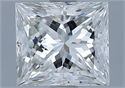 Natural Diamond 1.51 Carats, Princess with  Cut, H Color, VS2 Clarity and Certified by GIA