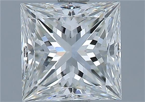 Picture of Natural Diamond 1.51 Carats, Princess with  Cut, I Color, VVS1 Clarity and Certified by GIA