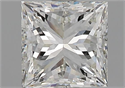 Natural Diamond 1.50 Carats, Princess with  Cut, H Color, VS2 Clarity and Certified by GIA
