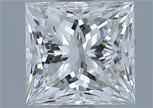 Foto Diamante Natural 1.10 quilates, Princesa , Color J, claridad VVS2 y certificado GIA de