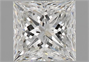 Natural Diamond 1.50 Carats, Princess with  Cut, G Color, SI1 Clarity and Certified by GIA