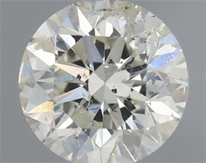 Picture of Natural Diamond 0.45 Carats, Round with Excellent Cut, H Color, I1 Clarity and Certified by IGI