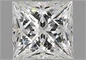 Natural Diamond 1.03 Carats, Princess with  Cut, I Color, VVS2 Clarity and Certified by GIA