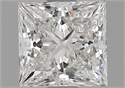 Natural Diamond 1.01 Carats, Princess with  Cut, I Color, SI1 Clarity and Certified by GIA