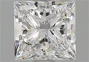Picture of Natural Diamond 1.00 Carats, Princess with  Cut, G Color, VVS1 Clarity and Certified by GIA