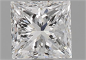 Diamante Natural 1.00 quilates, Princesa , Color F, claridad VS2 y certificado GIA