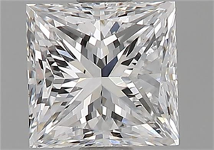 Foto Diamante Natural 1.00 quilates, Princesa , Color F, claridad VS2 y certificado GIA de