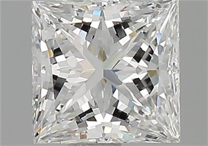 Foto Diamante Natural 1.00 quilates, Princesa , Color G, claridad SI1 y certificado GIA de