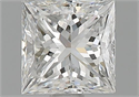 Natural Diamond 1.01 Carats, Princess with  Cut, F Color, VS1 Clarity and Certified by GIA