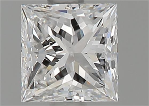 Foto Diamante Natural 0.90 quilates, Princesa , Color D, claridad SI1 y certificado GIA de