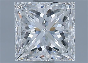 Foto Diamante Natural 0.93 quilates, Princesa , Color G, claridad SI1 y certificado GIA de