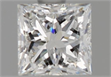 Natural Diamond 0.90 Carats, Princess with  Cut, G Color, SI1 Clarity and Certified by GIA