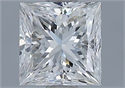Natural Diamond 0.90 Carats, Princess with  Cut, H Color, VS2 Clarity and Certified by GIA