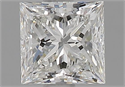 Natural Diamond 0.91 Carats, Princess with  Cut, G Color, VS2 Clarity and Certified by GIA