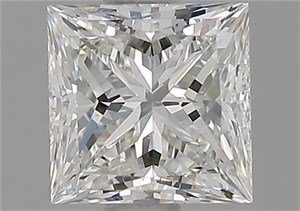 Picture of Natural Diamond 0.91 Carats, Princess with  Cut, G Color, VS2 Clarity and Certified by GIA