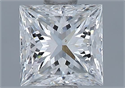 Natural Diamond 0.90 Carats, Princess with  Cut, G Color, VS2 Clarity and Certified by GIA
