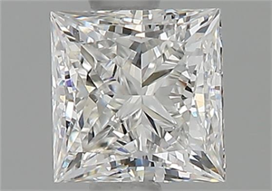 Picture of Natural Diamond 0.81 Carats, Princess with  Cut, F Color, VS1 Clarity and Certified by GIA