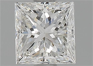 Picture of Natural Diamond 0.85 Carats, Princess with  Cut, F Color, VS1 Clarity and Certified by GIA