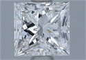 Natural Diamond 0.81 Carats, Princess with  Cut, G Color, VVS1 Clarity and Certified by GIA