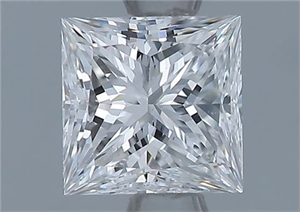 Foto Diamante Natural 0.81 quilates, Princesa , Color F, claridad VS1 y certificado GIA de