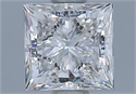Natural Diamond 0.80 Carats, Princess with  Cut, F Color, VS1 Clarity and Certified by GIA