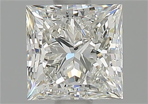 Picture of Natural Diamond 0.90 Carats, Princess with  Cut, I Color, VS1 Clarity and Certified by GIA