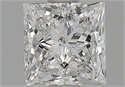 Diamante Natural 0.84 quilates, Princesa , Color F, claridad I1 y certificado GIA