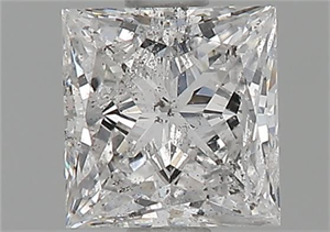 Foto Diamante Natural 0.84 quilates, Princesa , Color F, claridad I1 y certificado GIA de